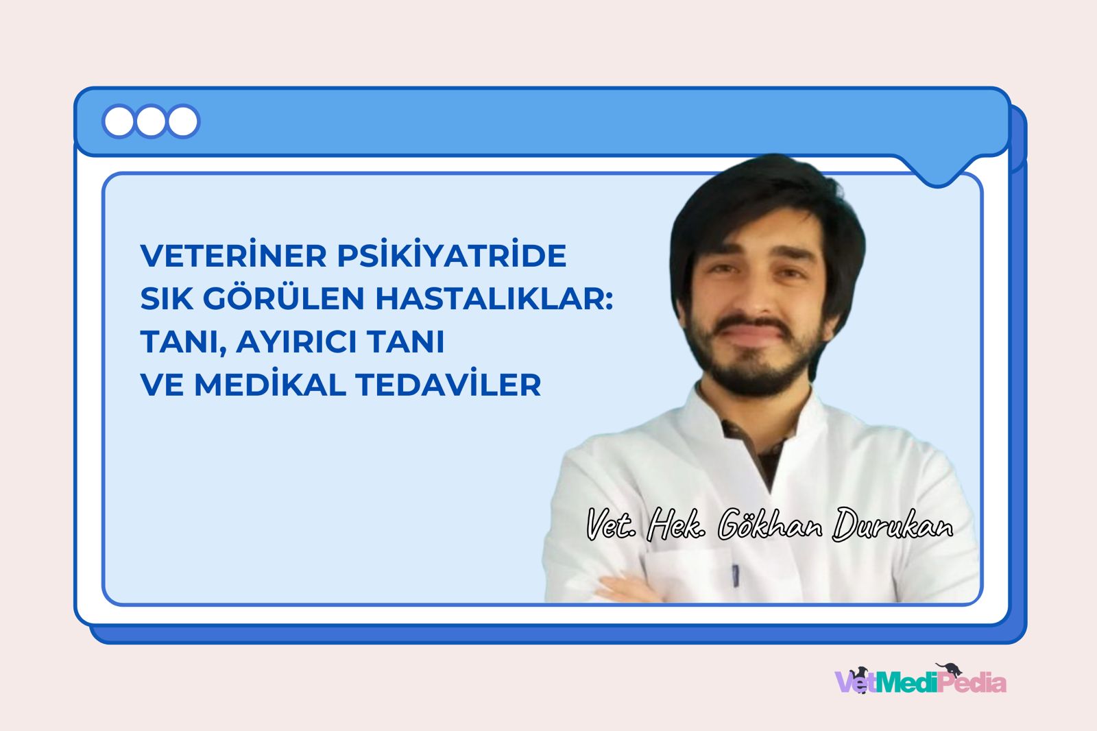 Veteriner Psikiyatride Sık Görülen Hastalıklar: Tanı, Ayırıcı Tanı ve Medikal Tedaviler (Offline Video Kayıt)